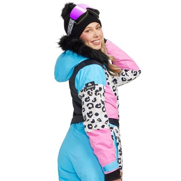 TIPSY ELVES NWT Women’s Snow Leopard SNOWSUIT Waterproof Athletic XS - Picture 7 of 9